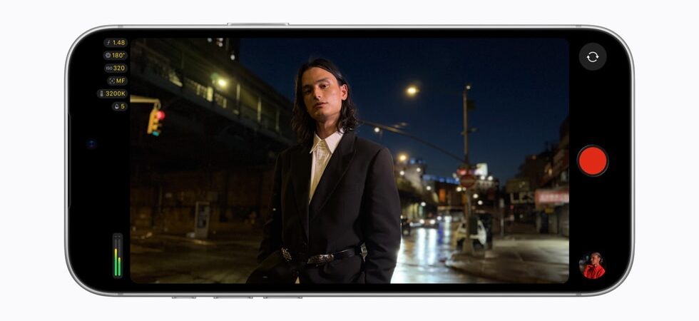 Aplikace Final Cut Camera 2.4 běžící na iPhonu 18 Pro