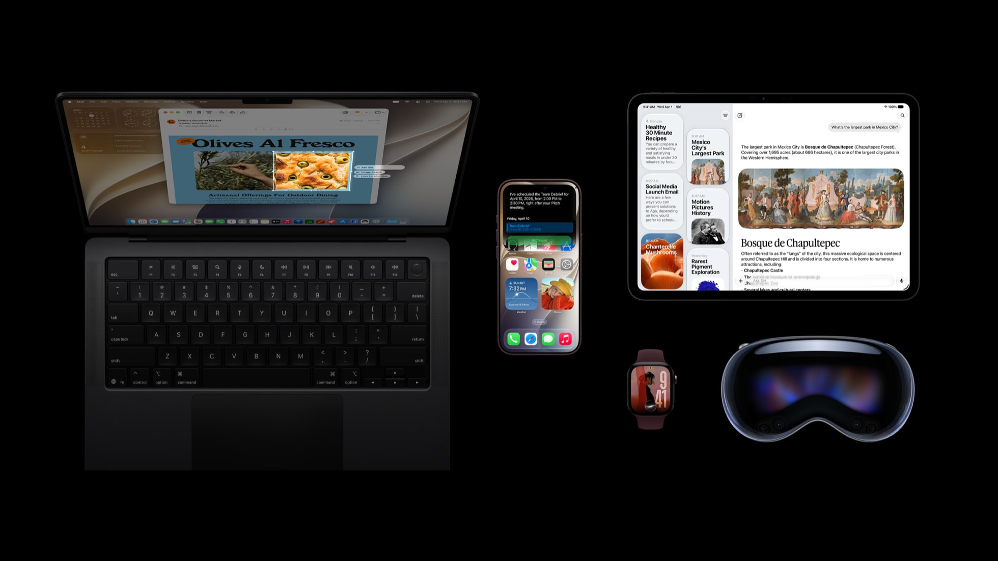 iPhone, iPad a Mac s nově vydanými systémy iOS 27, iPadOS 27 a macOS 27