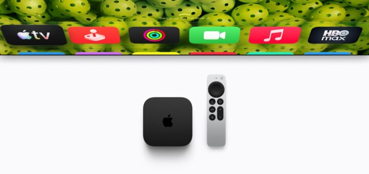 Nová Apple TV 4K čtvrté generace s ovladačem Siri Remote