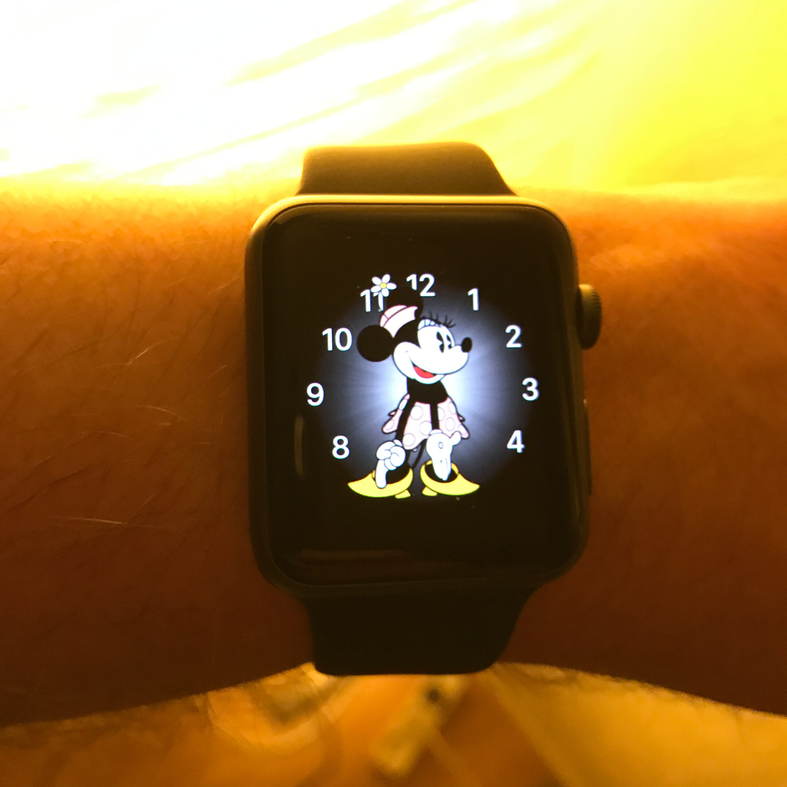 Apple Watch na zápěstí